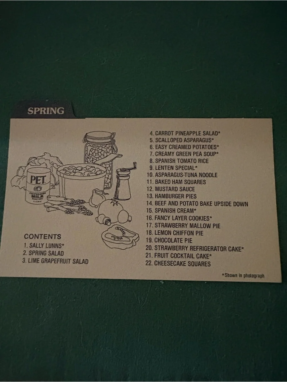 Vintage Pet Brand Recipe Tin & Recipes